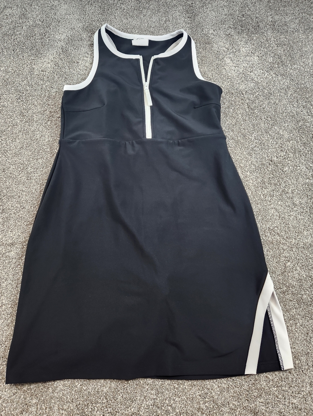 Sage Collective Sporty Athletic Racerback Little Black Dress Womens Size Large
